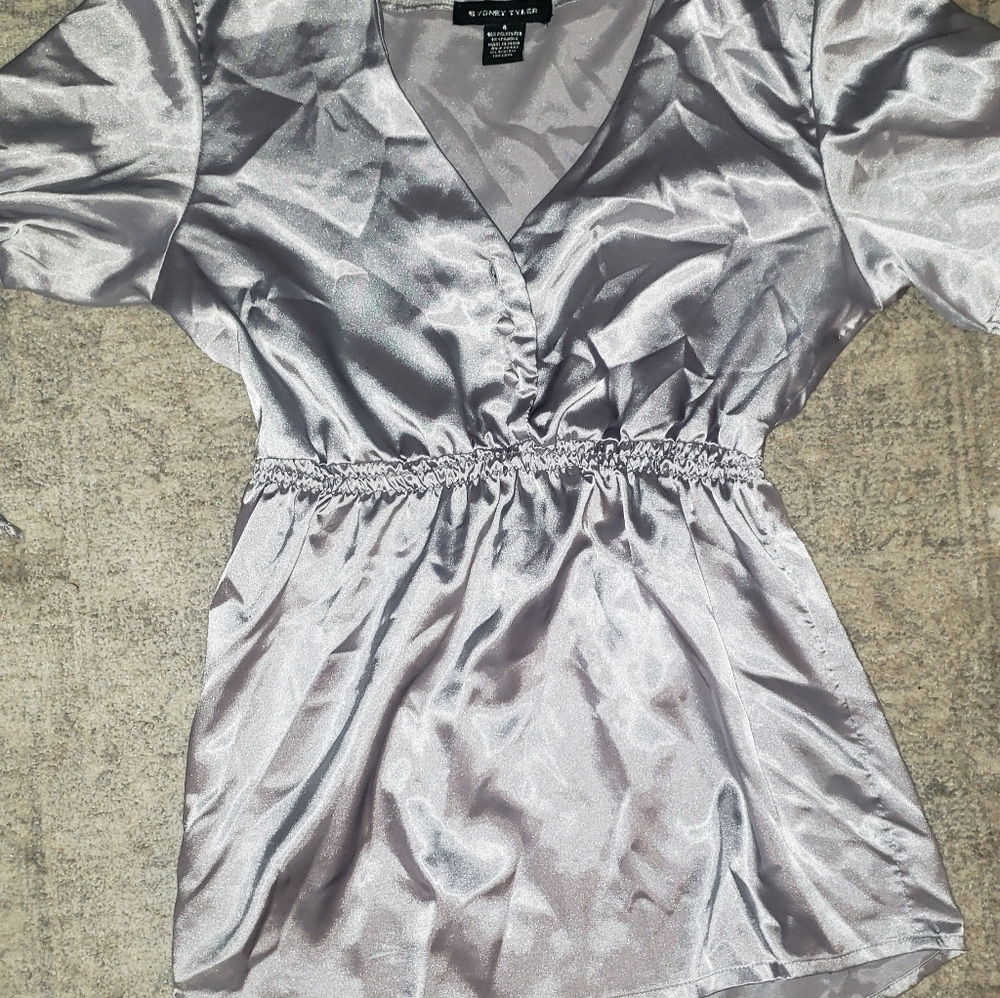Sydney Tyler silver dress shirt